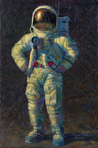 "Feelin' Fine" - Alan Bean - NASA Aviation Art